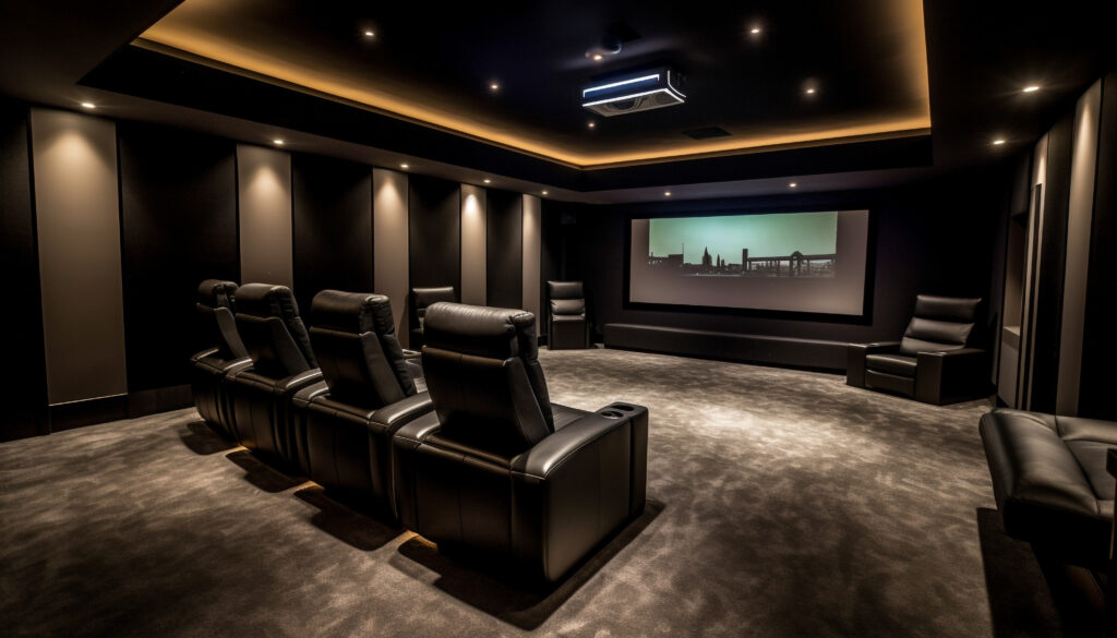Home theater interior