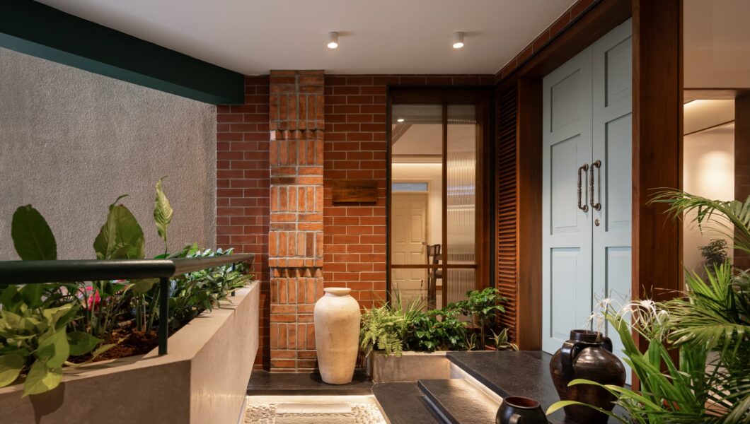 Modern Tropical Entrance