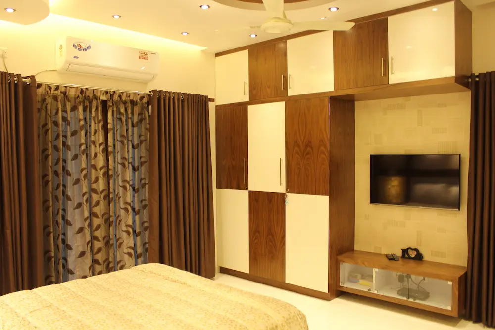 Modern Bedroom TV Unit Design